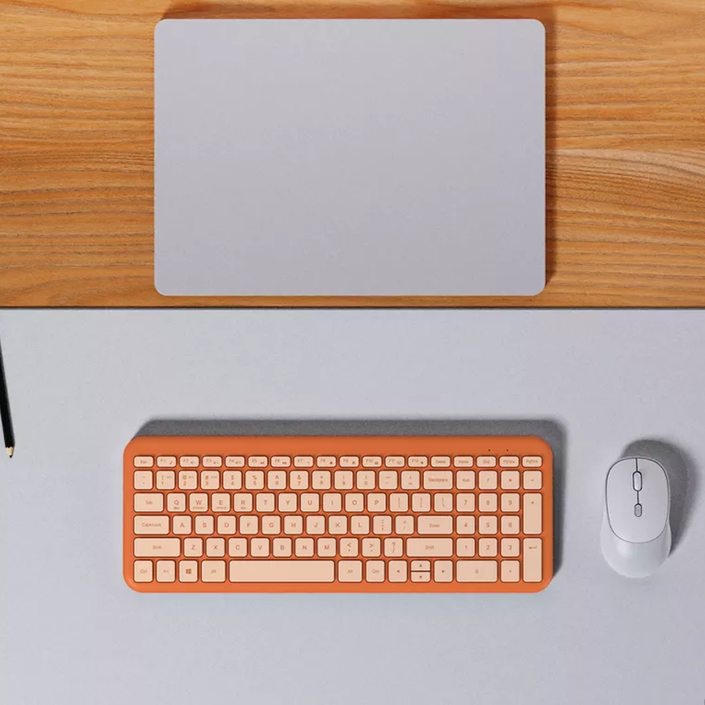 Clavier Sans‑Fil Pleine Taille Espace de Travail Décoratif