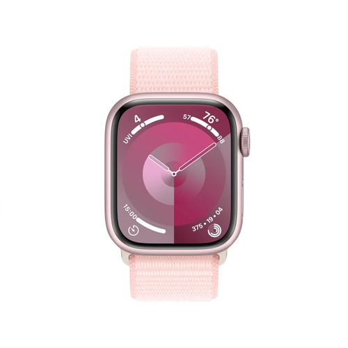 Montre connectée 41 mm boîtier aluminium avec bracelet boucle sport
