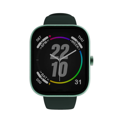 Montre connectée écran carré avec suivi santé et appels bluetooth