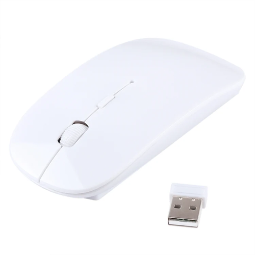 Souris Laser Sans‑Fil 2,4 GHz Ultra‑Plate Récepteur USB