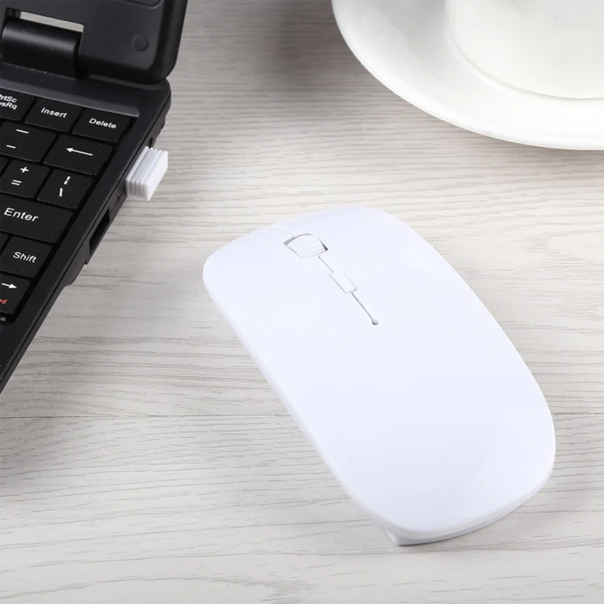 Souris Laser Sans‑Fil 2,4 GHz Ultra‑Plate Récepteur USB
