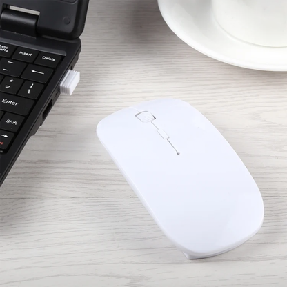 Souris Laser Sans‑Fil 2,4 GHz Ultra‑Plate Récepteur USB