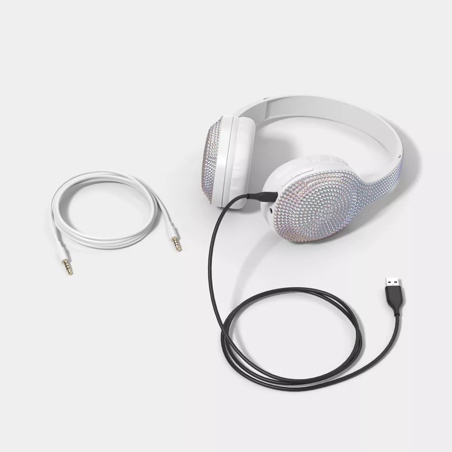 Casque Bluetooth Supra‑Auriculaire Sans‑Fil Finition Décorative